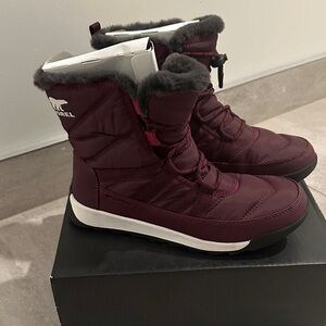 Sorel Kids' Burgundy Snow Boots